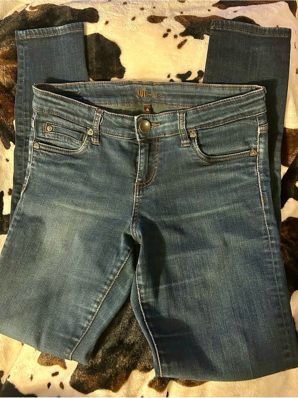 KUT From the Kloth Skinny Jeans Size 4 Medium Wash